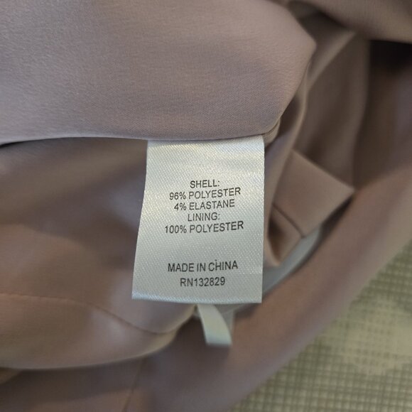 Lovers & Friends Park Top Womens XS Mauve Pink One Shoulder Ruffle Satin Cropped - Picture 6 of 11